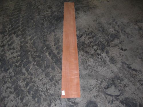 Figured Swiss Pearwood Wood Veneer. 5.5 x 56, 7 Sheets.