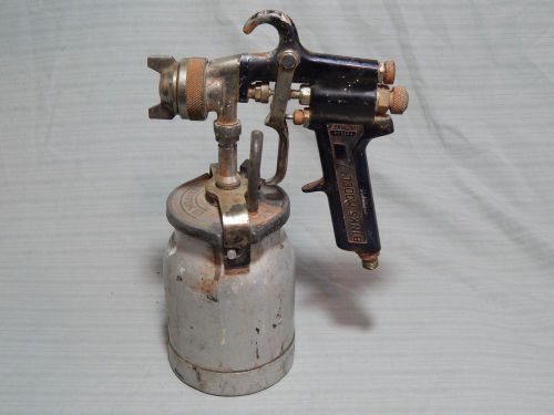 Binks model 7 spray gun &amp; cup 36sd nozzle for sale