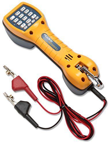 Fluke Networks TS30 Telephone Test Set with Angled Bed-of-Nails Clips