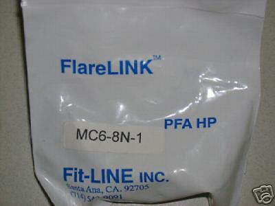 FLARELINK MC6-8N-1 MALE CONNECTOR 1/2&#034; TO 3/8&#034; TUBE PFA