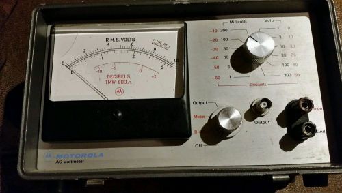 VINTAGE Motorola S1053D AC Voltmeter