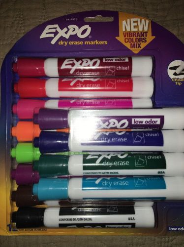 Expo Vibrant Color Mix Dry Erase Markers 12 Count Set Office Art Classroom Use