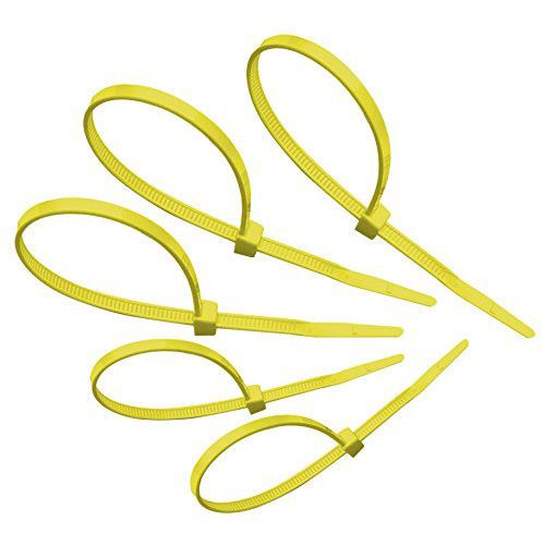 Tach-It 8&#034; x 40 Lb Tensile Strength Yellow Colored Cable Tie (Pack of 1000) Sale