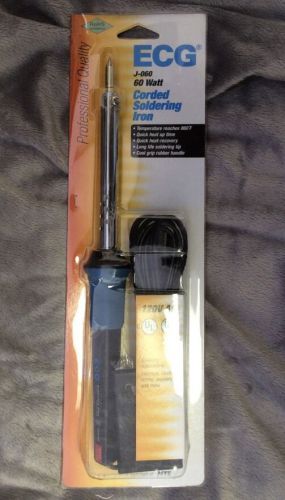 ECG NTE J-060 Corded Soldering Iron 60 Watt New Free Shipping