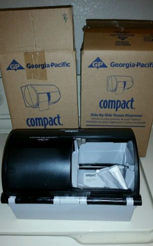 1 georgia pacific dual toilet paper dispenser #56784 nib for sale