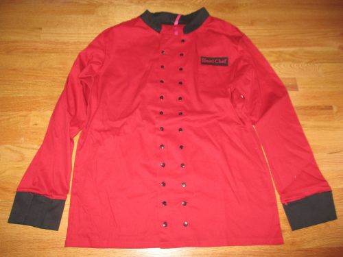 Serve &#039;til MIDNIGHT HEAD CHEF Restaurant Double-Breated (XL) Culinary Jacket