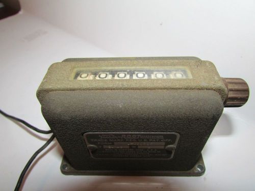 VINTAGE COUNTER ELECTRICALLY POWERED VEEDER ROOT 24V AC