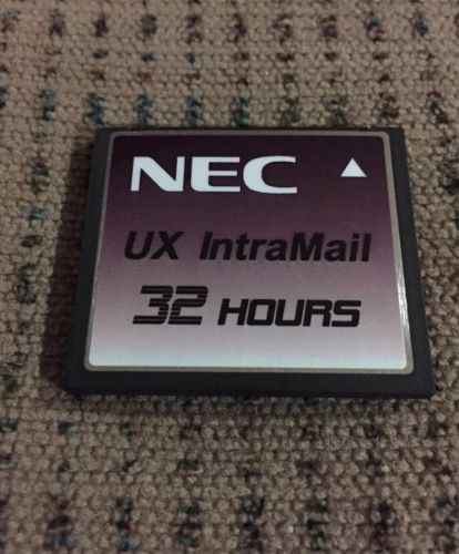 NEC  UX IntraMail 32 Hour 0910515 W/IP3WW-VMDB-B1 Voicemail Daughter Board.