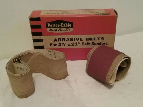 Porter Cable Abrasive Sanding Belts 8 Belts Mix