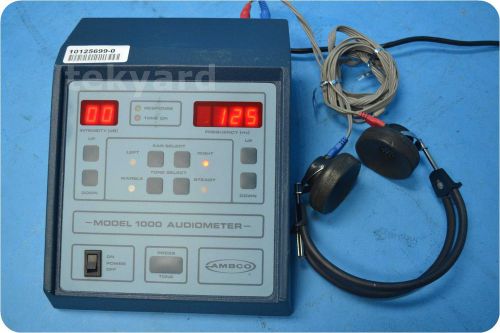 AMBCO 1000 HEARING TESTER / AUDIOMETER @ (125699)