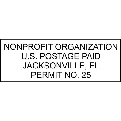 Non-Profit Organization Postage Paid Stamp - Trodat 4913