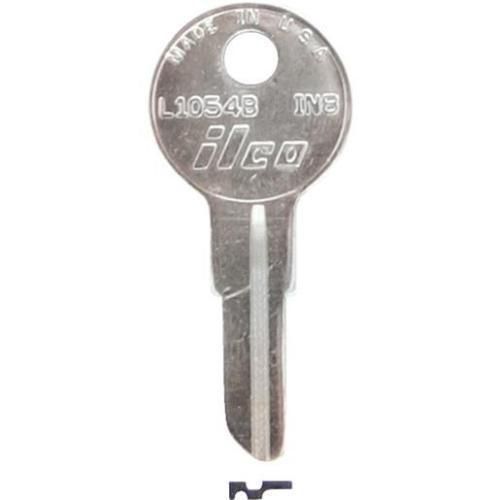 KABA ILCO L1054B,L1054B-IN8 Key Blank, Brass, Type IN8, PK of 10