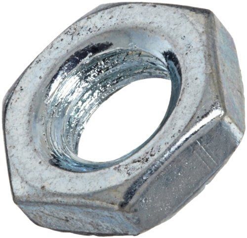 Small Parts Steel Hex Jam Nut, Zinc Plated Finish, Class 4, DIN 439B, Metric,