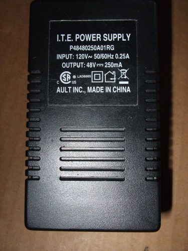 I.T.E. MITEL Power Supply AC Power Adapter 48V DC 250mA P48480250A01RG POE