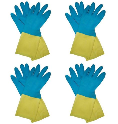 Trimaco 4 pairs neoprene coated latex gloves x large abrasion and tear resistant for sale