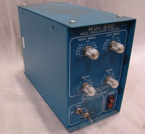 weld oscillator control woc-500 used cwt computer weld technology