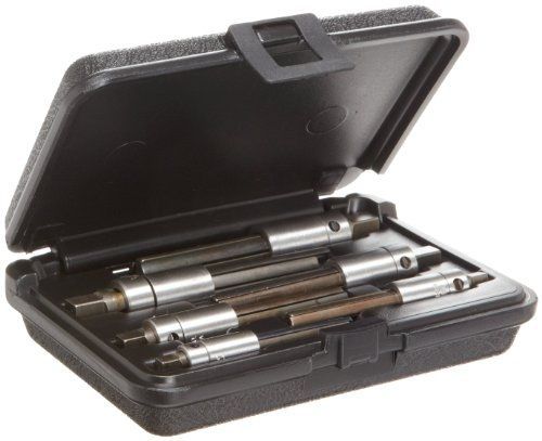 Walton 18003 6-Piece 4 Flute Tap Extractor Set With Square Shank
