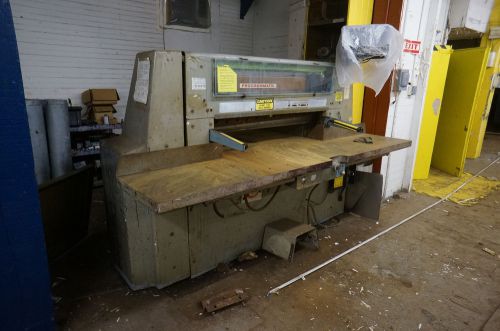 Wohlenberg hydraulic Paper cutter with spare blades