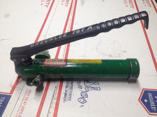 Tested- greenlee 767 hydraulic knockout hand pump #4225 for sale
