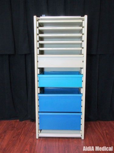 Herman miller costruc medical c-locker storage cabinet with tambour door #43871s for sale