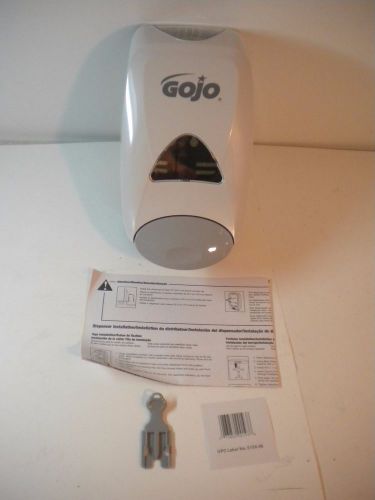 NEW GOJO FMX-12 DOVE GRAY SOAP DISPENSERS W/ KEY UPC CODE &amp; BOOKLET 1.25 LITER