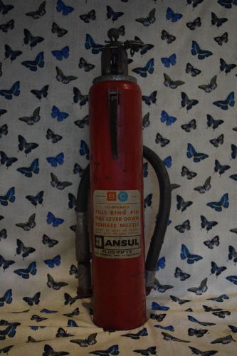 Vintage Ansul Dry Chemical Fire Extinguisher - Plus  Fifty - LOCAL PICK-UP ONLY
