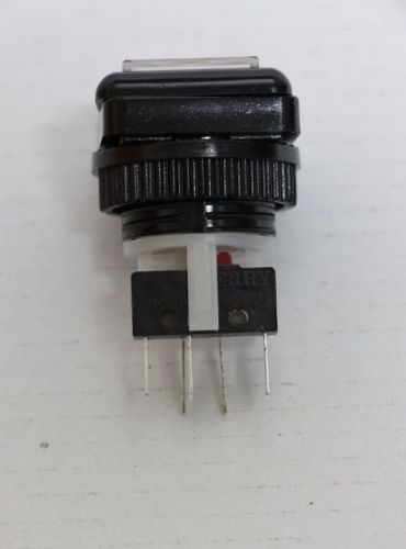 SMALL SQUARE 5V or 12V LED PUSHBUTTON WITH STANDER MICRO SWITCH