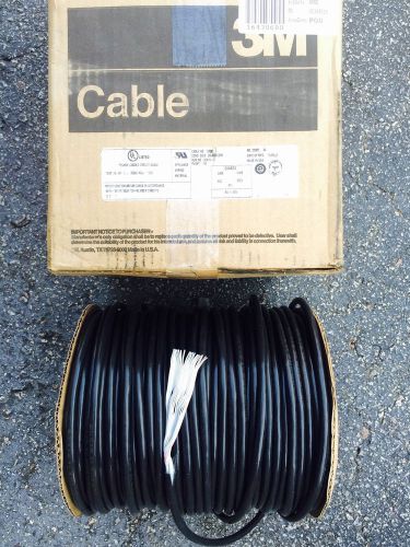 3m cable round jacketed flat cable 3758/24, 500 ft. feet roll electrical wiring for sale
