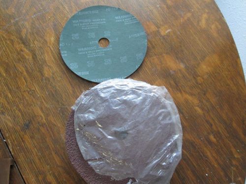 7 inch sanding  discs 36 a-type  aluminum oxide (17)  new for sale