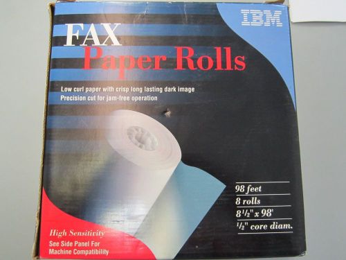Ibm Fax Paper Rolls (6 Rolls)