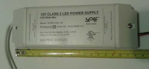 12 volt class 2 LED  Power Supply model SLT60-12VL-1A