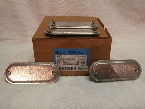 Cooper Crouse Hinds conduit body covers 1 1/4&#034;
