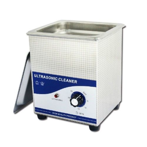 New 220v 2l stainless ultrasonic cleaner mechanical jewelry cleaning machine 80w for sale