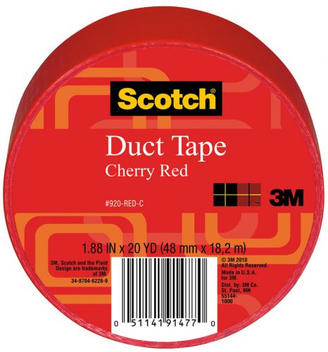 3M Duct Tape Red 20Y- 3641-0934 Duct Tape NEW