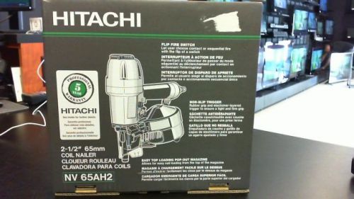 Hitachi NV65AH2 2-1/2&#034; 16deg Coil Siding Nailer 2 Firing Modes New!!