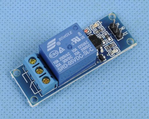 1pcs 5v 1-channel relay module with optocoupler high level triger for arduino for sale