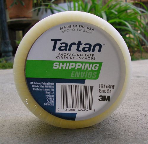 Tartan by 3M, 1.88&#034; x 54.6 YD, Clear Package Sealing Tape, Cat. #3710