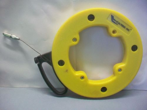 CALTERM INC FISH TAPE 50&#039; STEEL CABLE PULLER ELECTRICAL EQUIPMENT HAND HELD TOOL