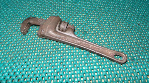 Ridgid tools heavy duty 6&#034; pipe wrench made in u.s.a. elyria ohio u.s.a. for sale