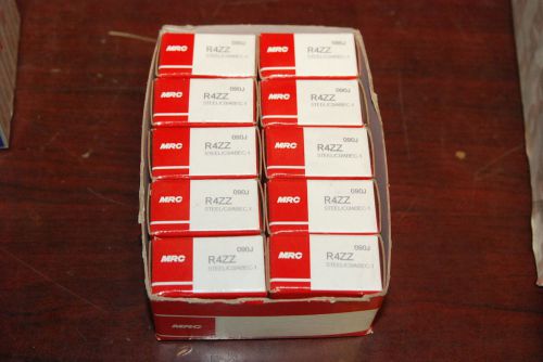 Mrc, r4zz, lot of 10, 090j, steel/c0/abec-1, bearing, new in box for sale