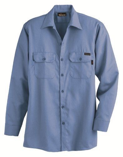 Workrite 231ut70mblg-0r flame resistant 7 oz ultrasoft long sleeve work shirt, for sale