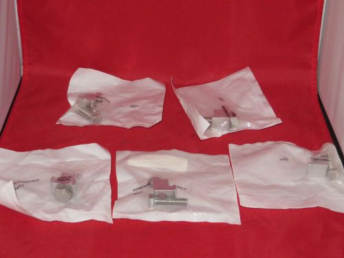 Single Claw Clamp Aluminum with M8 Bolt and Washer (lot of 5) NEW