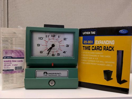 Acroprint time clock/recorder model 125rr4 for sale