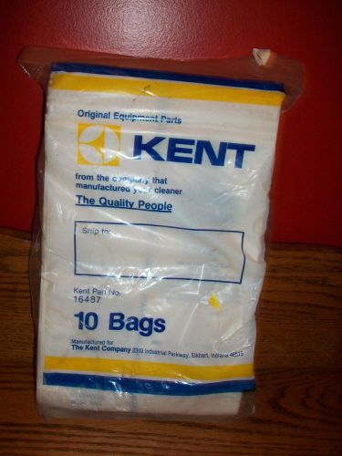 KENT COMMERCIAL VACUUM CLEANER BAGS PACK OF 10 pART NUMBER 16487