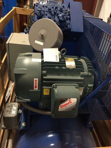 New quincy 5120 compressor and 25 hp motor mounted on a 200 gallon tank for sale