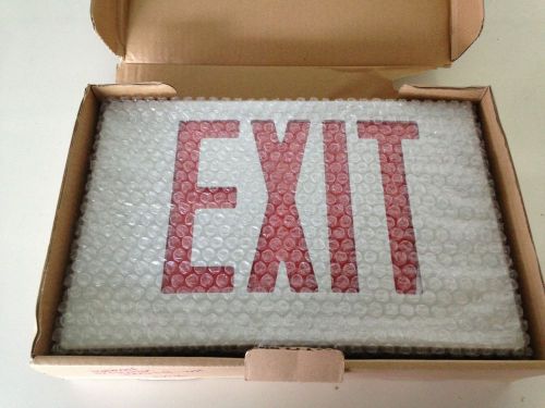 New exitronix 400s-lb-wh series emergency exit sign die cast aluminum for sale