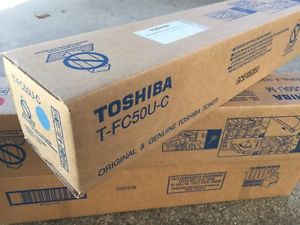 Toshiba Original &amp; Genuine Toner T-FC50U-C Cyan