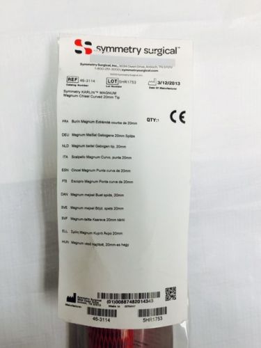 New symmetry surgical - magnum curved chisel 46-3114 for sale