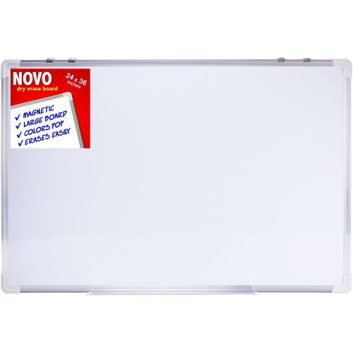 Dry Erase Board 24x36 | LARGE Magnetic Whiteboard with Aluminum Frame