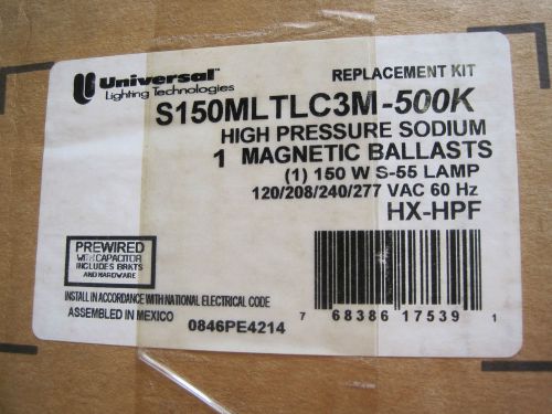 Universal S150MLTLC3M-500K 150W High Pressure Sodium Ballast Kit 120/208/240/277